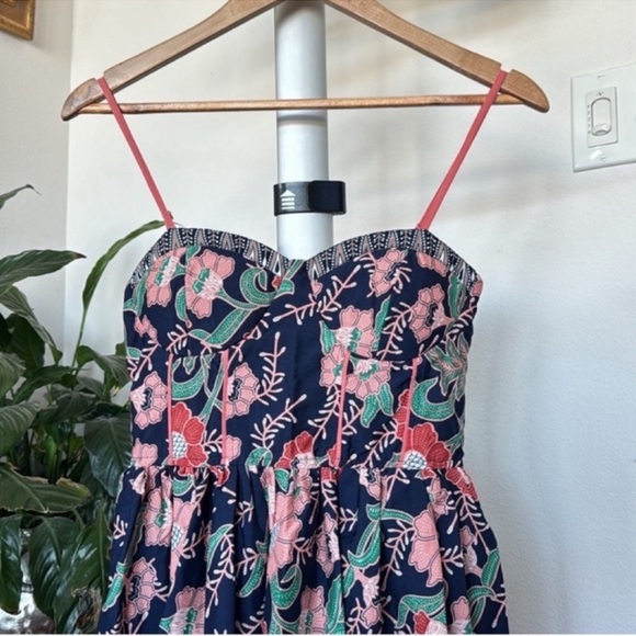 Band of gypsies floral bustier corset dress with pockets Sz S - Picture 6 of 12